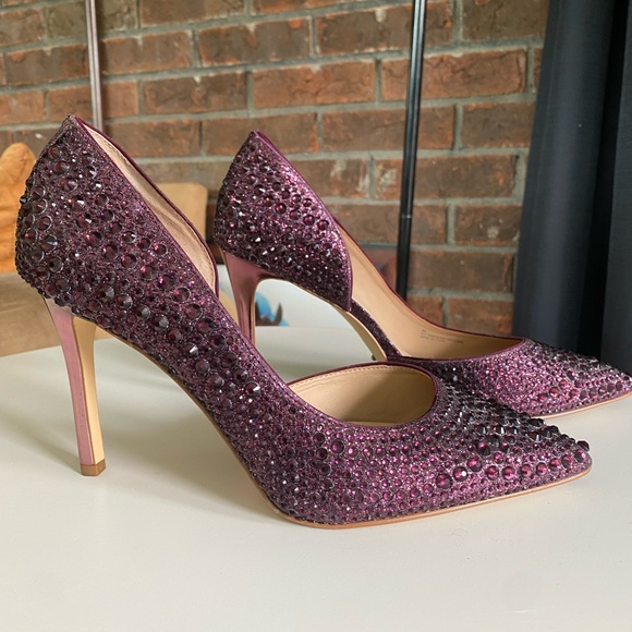 Gianni Bini Shoes - Gianni Bini Vino crystal covered heels size 8